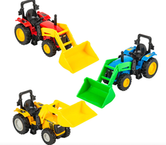 6" SCOOP TRACTOR Die Cast Car