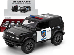 5" 2022 FORD BRONCO POLICE Die Cast Car