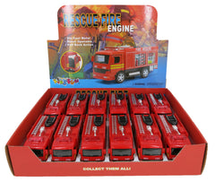 5" RESCUE FIRE ENGINE Die Cast Car