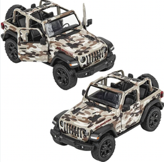 5" 2018 JEEP WRANGLER CAMO - 2 STYLES Die Cast Car