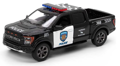 5" 2022 FORD F-150 RAPTOR POLICE Die Cast Car