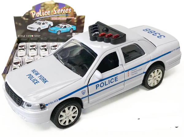 POLICE SERIES - WHITE - NEW YORK Die Cast Car