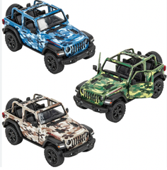 5" 2018 JEEP WRANGLER CAMO - 2 STYLES Die Cast Car