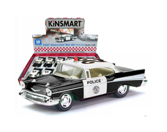 5" CHEVROLET BEL AIR POLICE Die Cast Car Toy Car