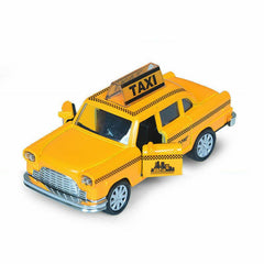 4.5" CLASSIC TAXI W/SOUND & LIGHT - NY Die Cast Car