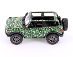 5" 2022 FORD BRONCO CAMO OPEN TOP Die Cast Car