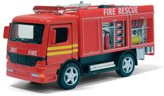 5" RESCUE FIRE ENGINE Die Cast Car