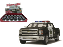 5" 2014 CHEVROLET SILVERDADO POLICE Die Cast Car