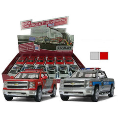 5" 2014 CHEVROLET SILVERRADO POLICE/FIRE Die Cast Car