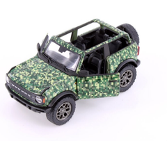 5" 2022 FORD BRONCO CAMO OPEN TOP Die Cast Car