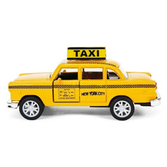 4.5" CLASSIC TAXI W/SOUND & LIGHT - NY Die Cast Car