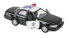 5" FORD CROWN VICTORIA POLICE-B/W Die Cast Car